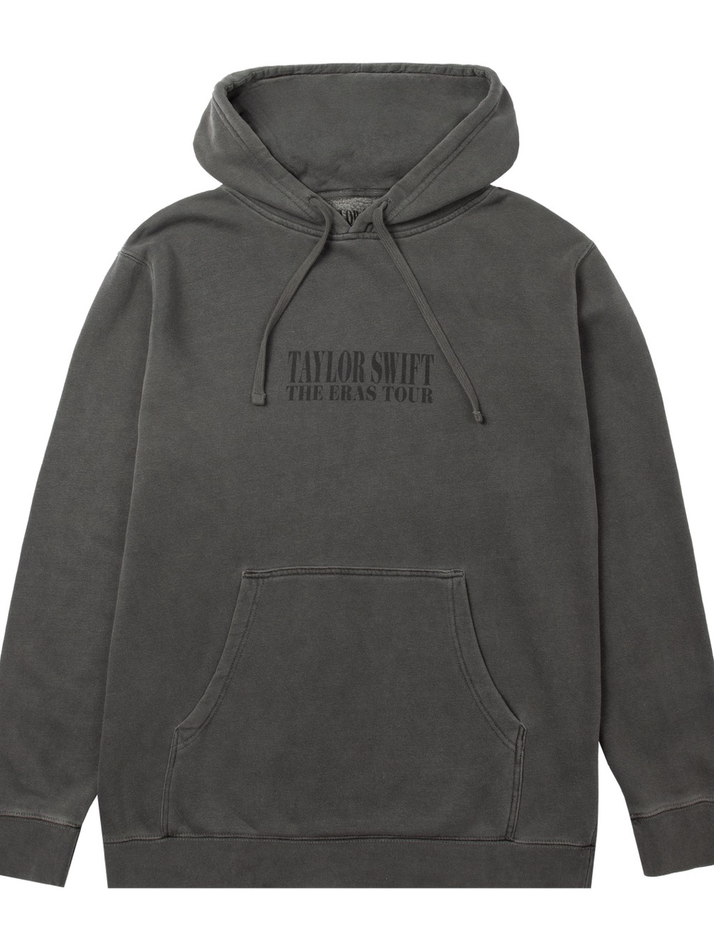 Taylor Swift The Eras Tour Washed Gray Oversized Hoodie Medium
